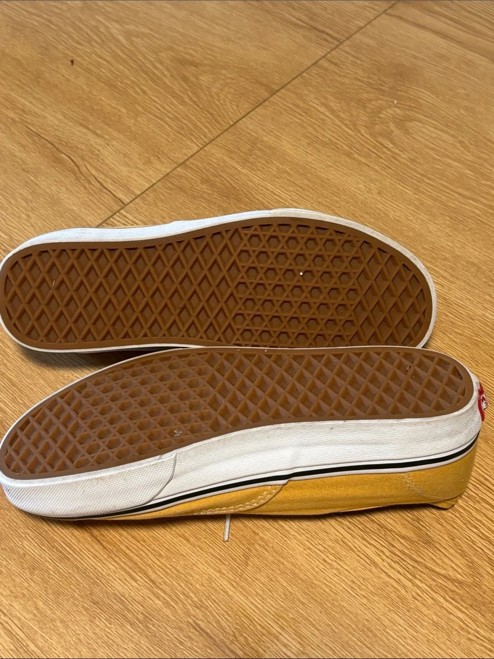 Vans Women’s Low-Top Canvas Sneakers in Yellow